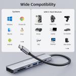 INMOZATA 7-in-1 USB-C Hub with 4K HDMI