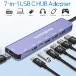 Baolongking 7-in-1 USB-C Multiport Hub Adapter