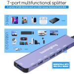 Baolongking 7-in-1 USB-C Multiport Hub Adapter