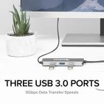 Plugable 7-in-1 USB-C Hub with 4K HDMI