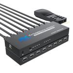 7-Port HDMI Switcher with Remote and 4K Support