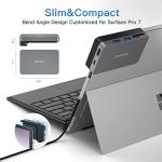 BYEASY 6-in-1 Docking Station for Surface Pro 7
