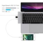 Dual USB-C Thunderbolt 7-in-1 Hub for MacBook