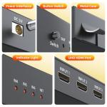 7-Port HDMI Switcher with Remote and 4K Support