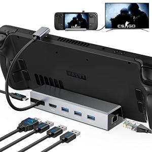 7-in-1 Aluminum Docking Station for Steam Deck