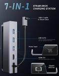 7-in-1 Aluminum Docking Station for Steam Deck