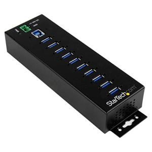 10-Port USB-C Hub with Power Adapter and Surge Protection