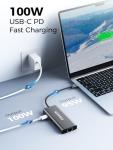 QGeeM 9-in-1 USB-C Hub with Ethernet and HDMI