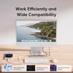 PULWTOP 9-in-1 USB Hub with Power Adapter