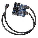 USB 9-Pin Header Hub Splitter Cable 35cm