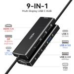 9-in-1 USB-C Docking Station for Dual Monitors