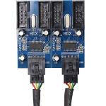 USB 9-Pin Header Hub Splitter Cable 35cm