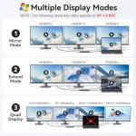 9-in-1 USB-C Docking Station for Dual Monitors