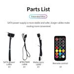 TZMRIT 2-in-1 ARGB PWM Fan Hub and Controller