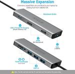 AYCLIF 9-in-1 USB-C Hub with HDMI and Ethernet
