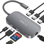 TOTU 9-in-1 USB-C Hub with Ethernet Port