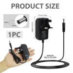 12V 1A AC/DC Power Adapter for Multiple Devices