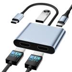 USB-C Dual HDMI Adapter for Dual Monitors