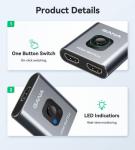 GANA 4K HDMI Splitter and Switcher Adapter