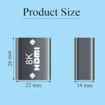 HDMI Female to Female Coupler with 8K Support
