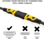 4K HDMI Extender Female to Female Adapter