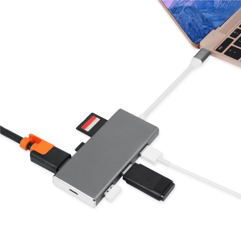 7-In-1 USB-C Adapter for Macbook