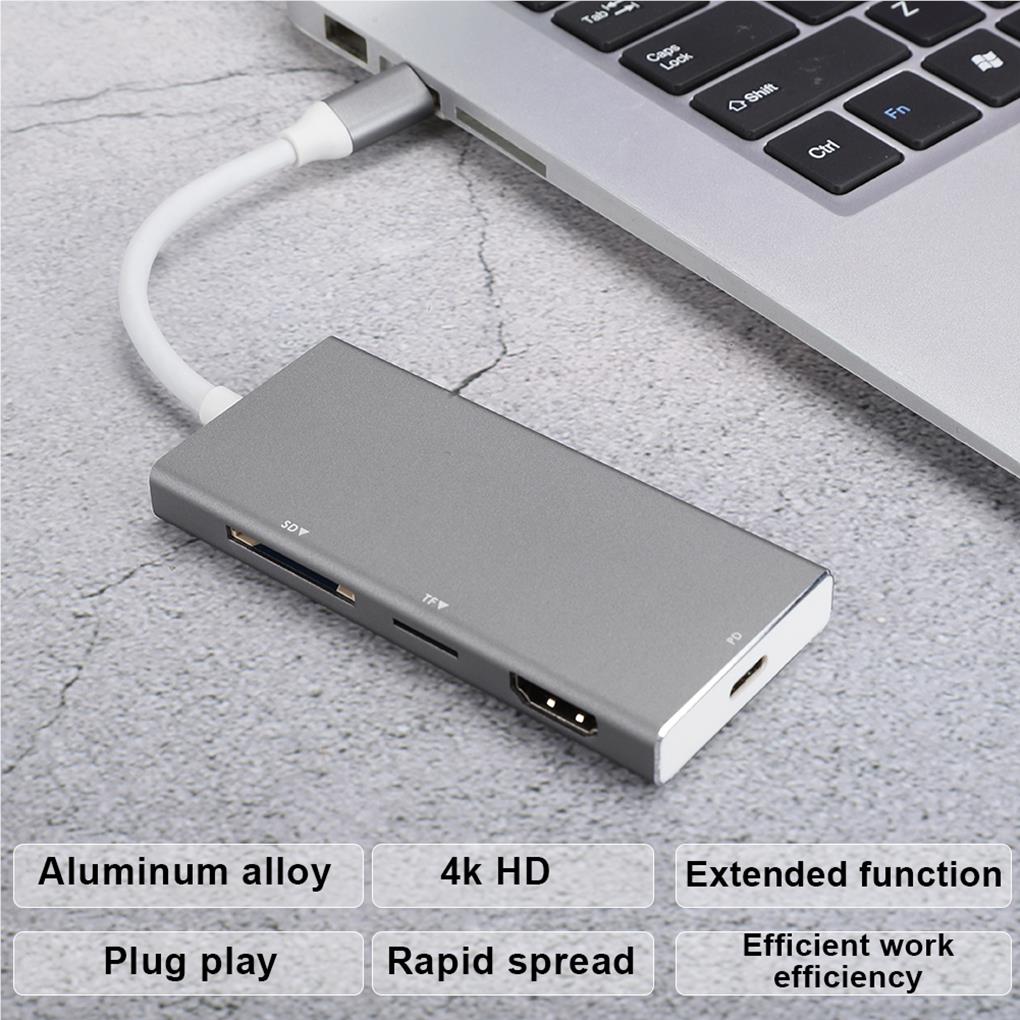 7-In-1 USB-C Adapter for Macbook