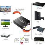 RCA to HDMI Converter for TV and Gaming
