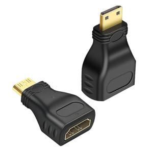Mini HDMI to HDMI Adapter - 2 Pack