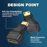 Mini HDMI to HDMI Adapter - 2 Pack