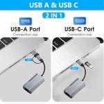 Vecbmn USB-C Hub Ethernet Adapter 1000M