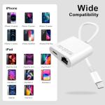 Lightning to Ethernet Adapter for iPhone 14