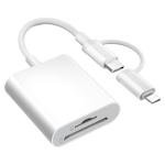 Dual Slot SD Card Reader for iPhone & Android
