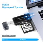 4-in-1 USB-C SD Card Reader Adapter