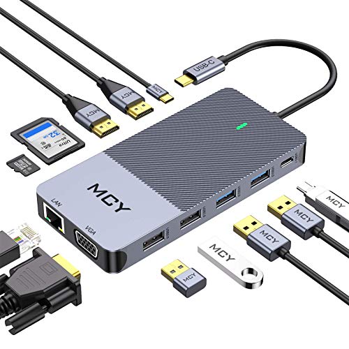 12-in-1 Laptop USB-C Docking Station