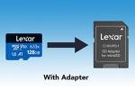 Lexar 128GB Micro SD Card with SD Adapter