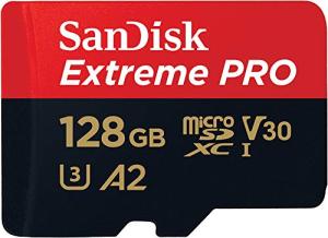 SanDisk 128GB Extreme PRO microSDXC Card Bundle