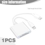 2-in-1 SD Card Reader for iPhone and Android