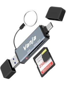 Vanja USB-C SD Card Reader Adapter 5 Gbps