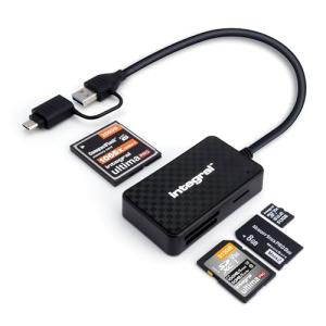 4-in-1 USB-C Memory Card Reader Adapter