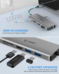 TOTU 13-in-1 USB-C Hub with Multiple Ports