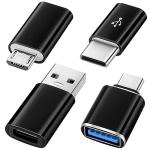 AXFEE USB to USB-C Adapter Set, 4PCS