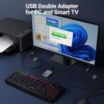 KiWiBiRD USB-C 2-Port Splitter and Adapter