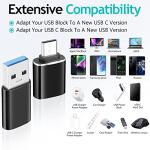 AXFEE USB to USB-C Adapter Set, 4PCS