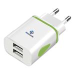 Pipestation EU USB Travel Charger with 2 Ports
