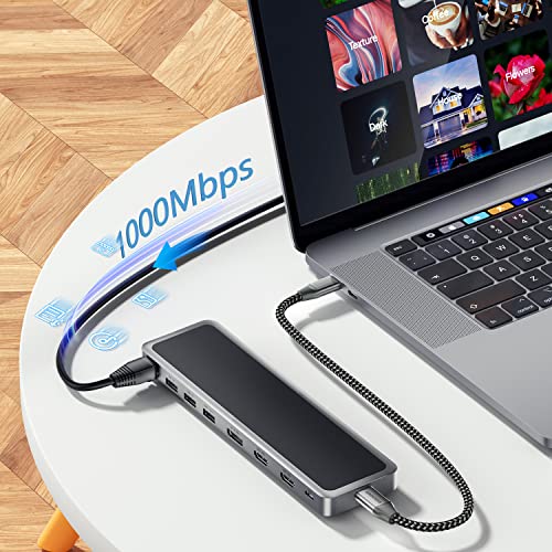 12-in-1 USB-C Hub for MacBook & Windows