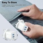 Dual USB UK Plug Charger for iPhone and iPad