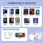 Dual USB UK Plug Charger for iPhone and iPad