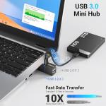 KiWiBiRD Mini USB Hub with Multi Ports