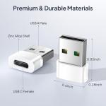 USB to USB-C Adapter 3-Pack for iPhone